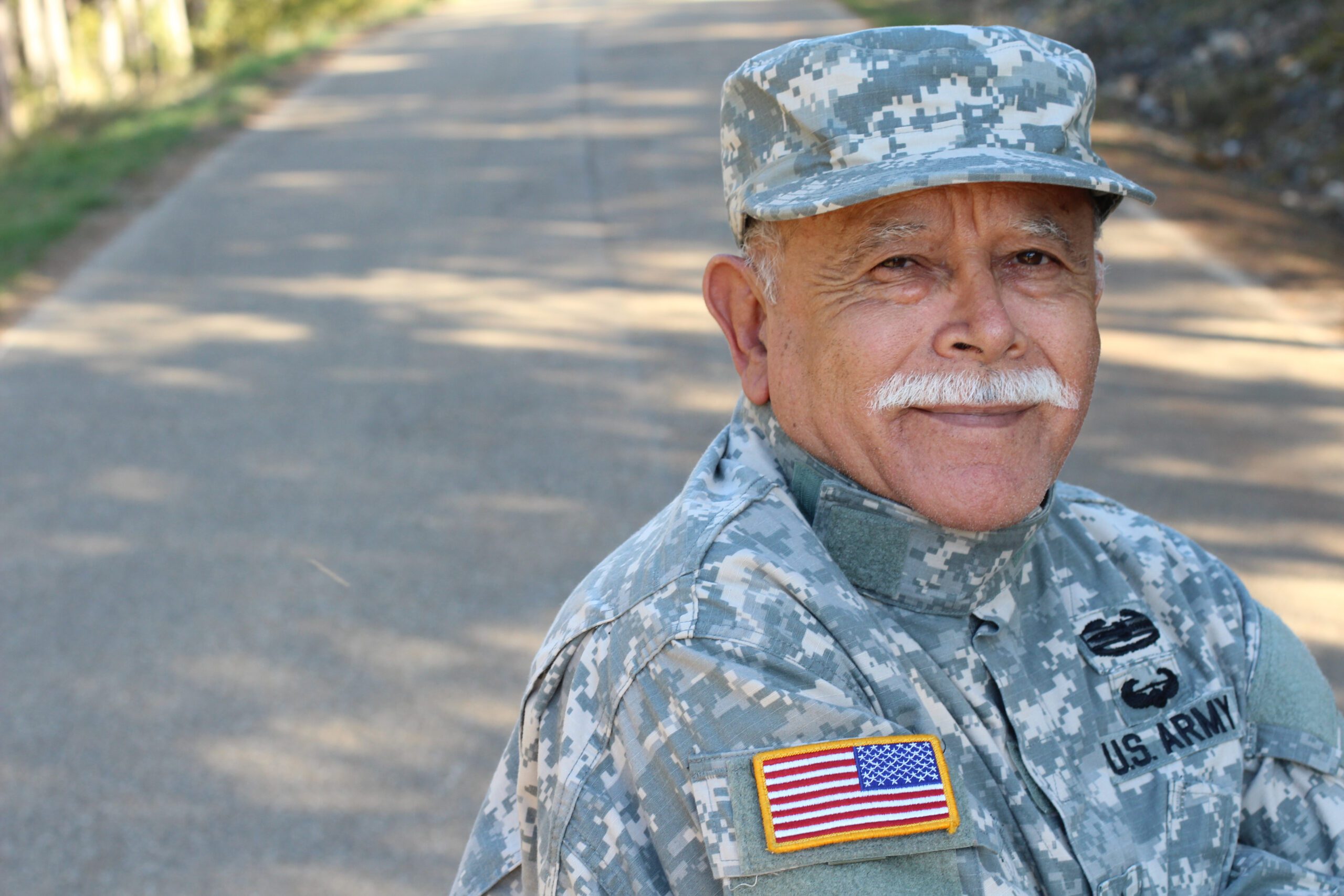 Senior Veteran Wearing a Hat